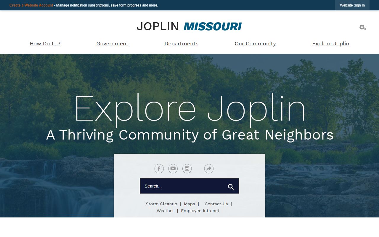 Joplin Police Department inmate population records